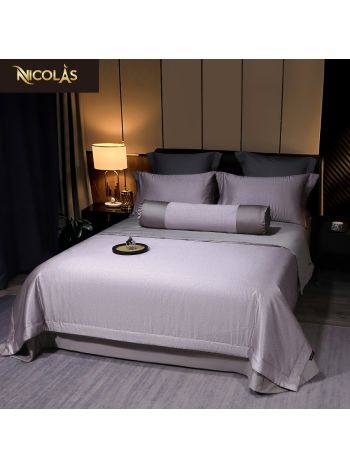 Bộ chăn ga gối Lụa Luxury nhập khẩu Cao - B2505100939