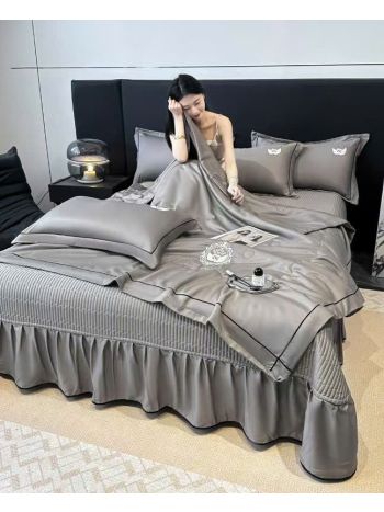 Bộ Chăn Ga Cotton Silk Mềm Mượt Phong Cách Hàn Quốc - B2505181050
