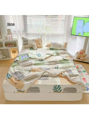 Chiếu Cao Su Bọc Chun Kèm Chăn - B2505150226